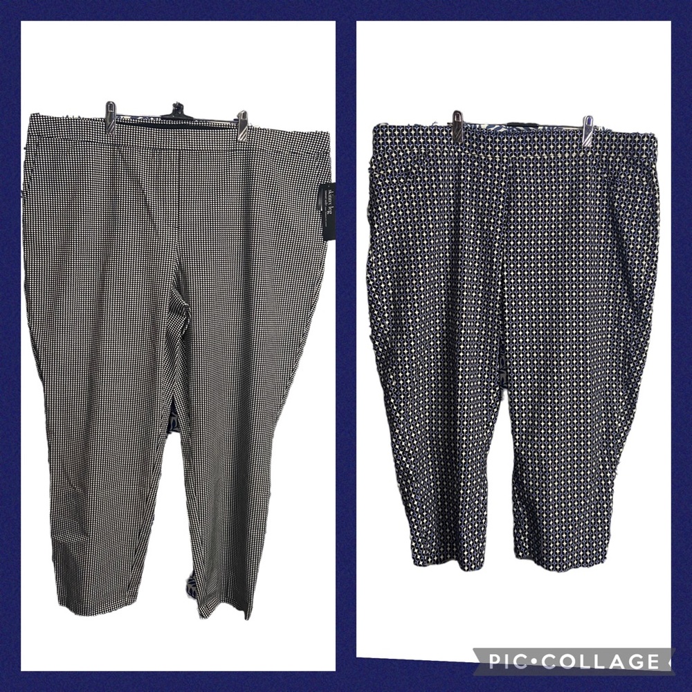 Plus Size Print Pants